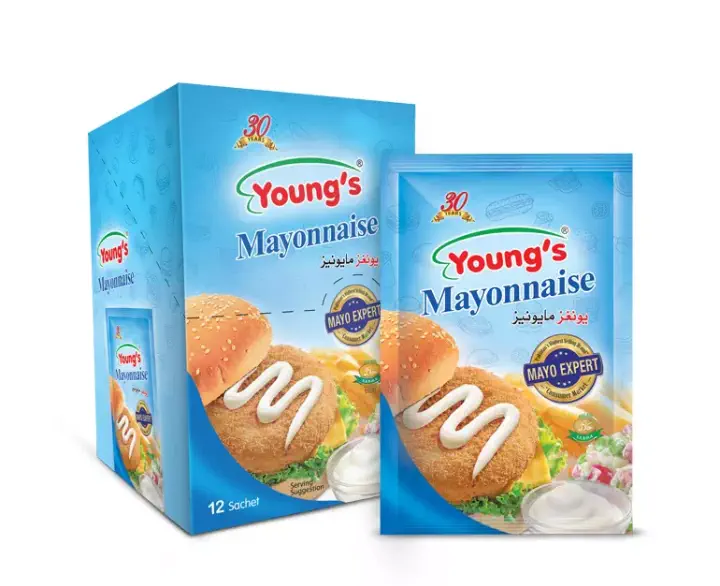 YOUNGS 40ML MAYONNAISE 12 SACHETS PACK